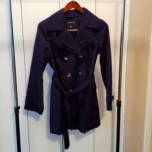 London Fog M deep purple coat